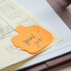 Stick'n Die-Cut notes duim fluo-oranje 70 x 70 mm (50 vellen) 21178 201842 - 2