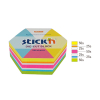 Stick'n Die-Cut notes hexagon fluomix 61 x 70 mm (250 vellen) 21827 201733 - 2