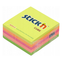 Stick'n Stick’n zelfklevende notes mini kubus neonmix 51 x 51 mm 21203 201741