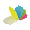 Stick'n bladwijzers 70,2 x 70,2 mm diverse kleuren neon (100 vel) 21560 201748 - 2