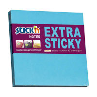 Stick'n extra sticky notes blauw 76 x 76 mm (90 vellen) 201701