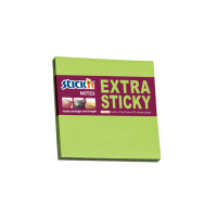 Stick'n extra sticky notes groen 76 x 76 mm 21672 201702
