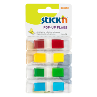 Stick'n index smal assorti  45 x 12 mm (4 x 35 tabs) 26020 400890