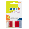 Stick'n index standaard rood  45 x 25 mm (50 tabs) 26021 400891