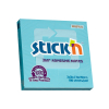 Stick'n memoblok 360 graden lijmrand 76 x 76 mm blauw (100 vellen)