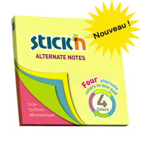 Stick'n memoblok fluo 76 x 76 mm (100 vellen) 201841