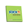 Stick'n notes fluogroen 76 x 76 mm