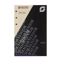 Succes Senior weekagenda 2026 navulling crème (1 week per 2 pagina's) 4-talig 262588