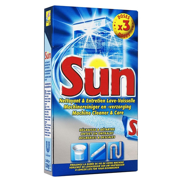 Sun vaatwasmachine reiniger (3 x 40 gram) 61091388 SSU00005 - 1