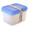 Sunware Club Cuisine transparante diepvriesdozen set blauw 1,2 liter 76600663 216784 - 4