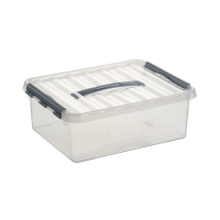 Sunware Q-line transparante opbergdoos 12 liter 78600609 216531