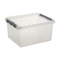 Sunware Q-line transparante opbergdoos 36 liter 78500609 216536