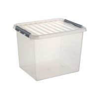 Sunware Q-line transparante opbergdoos 52 liter 79900609 216537
