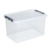 Sunware Q-line transparante opbergdoos 62 liter