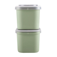Sunware Sigma Home Food to go lunchbakje groen (set van 2 stuks) 216800