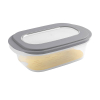 Sunware Sigma Home transparante kaasvershoudbakje met tray kaas grijs 216816 - 1