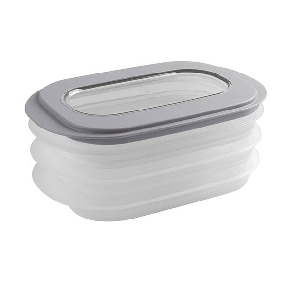 Sunware Sigma Home transparante vershoudbakje vleeswaren grijs 216815 - 1