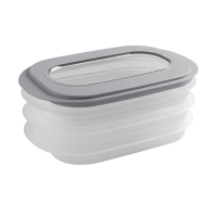 Sunware Sigma Home transparante vershoudbakje vleeswaren grijs 216815