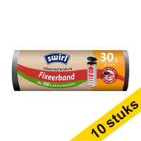 Aanbieding: 10x Swirl XL vuilniszakken met fixeerband extra lang voor pedaalemmers 30 liter (10 stuks) SSW00089