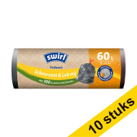 Aanbieding: 10x Swirl vuilniszakken met trekband 60 liter (10 stuks)