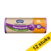 Aanbieding: 12x Swirl vuilniszakken met trekband geparfumeerd 10 liter (14 stuks) SSW00097 - 1