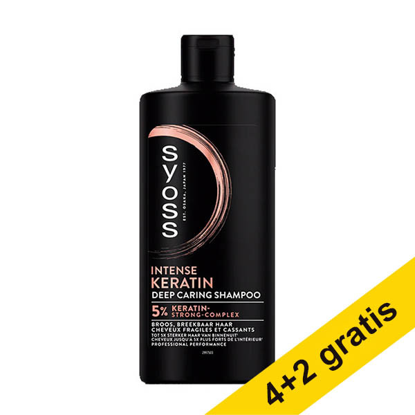 Aanbieding: 6x Syoss Intense Keratin shampoo (440 ml) SSY00339 - 1