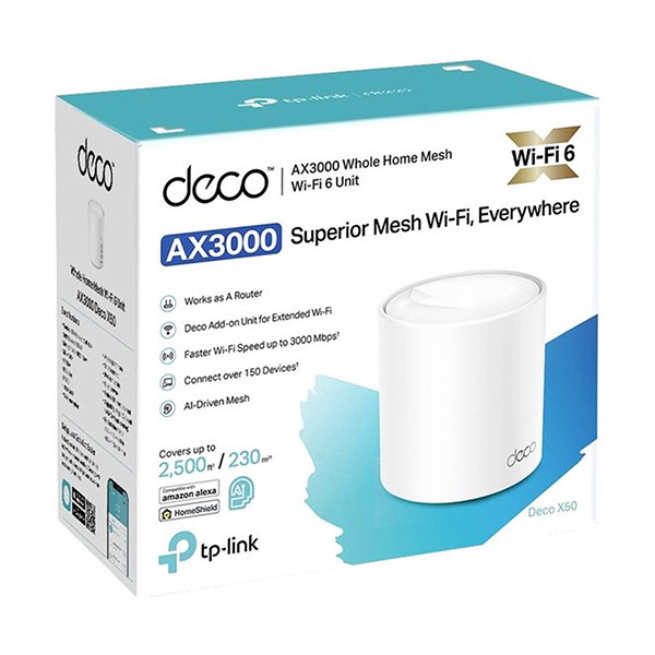TP-Link Deco X50 AX3000 mesh-wifi router 1-pack 828734 - 2