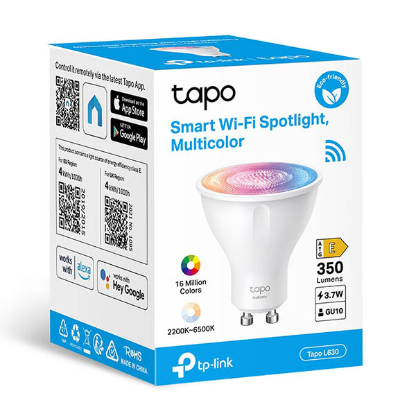 TP-Link Tapo L630 GU10 smart lamp wit en RGB instelbaar 1 stuk 828922 - 2