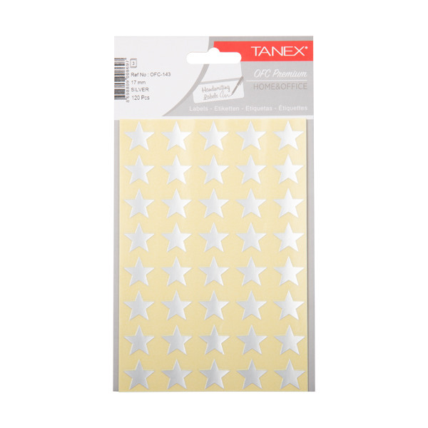 Tanex Stars stickers klein zilver (3 x 40 stuks) OFC-143 404143 - 1