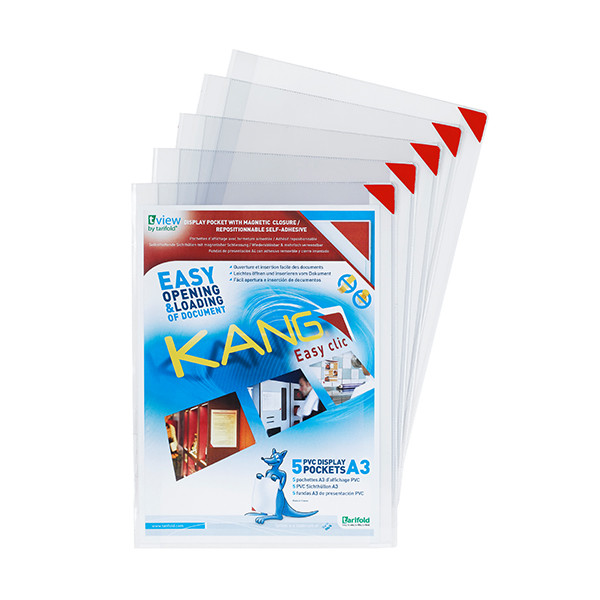 Tarifold KANG Easy Clic zichtmap met magnetische sluiting A3 (2 stuks) T194470 261020 - 1