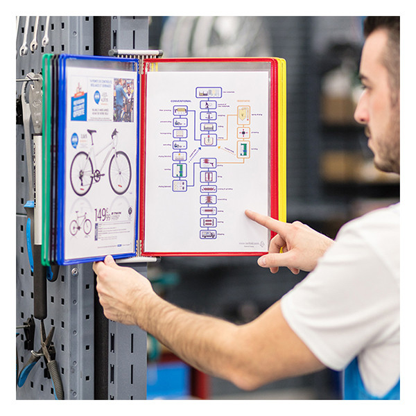 Tarifold display wandmodule met 10 zichtmappen A4 T414109 261018 - 3