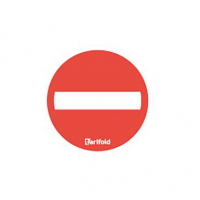 Tarifold zelfklevende waarschuwingssticker geen doorgang (10 stuks) 7999825 400681