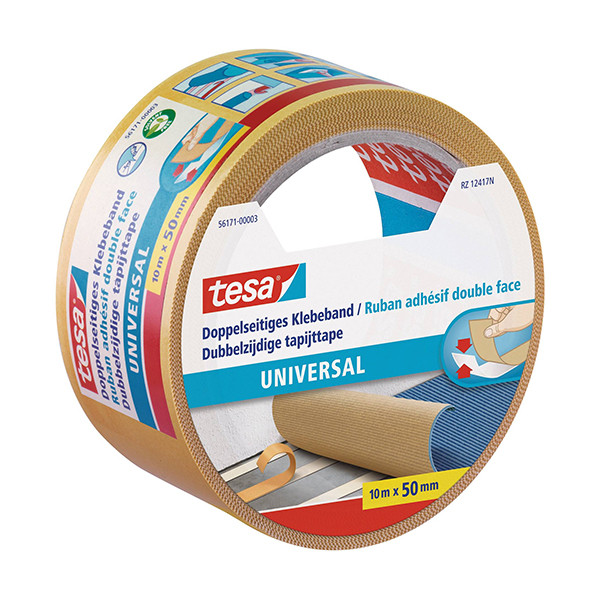 Malen Nutteloos breed Tesa 56171 dubbelzijdig tape met schutlaag 50 mm x 10 m Tesa 123inkt.be