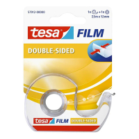 Tesa 57912 dubbelzijdig tape 12 mm x 7,5 m + dispenser 202344