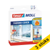 Aanbieding: 3x Tesa TesaMoll Thermo Cover isolatiefolie transparant 4 m x 1,5 m (6m²)