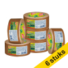 Tesa Eco Paper Standard verpakkingstape bruin papier 50 mm x 50 m (6 rollen)
