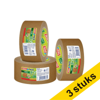 Tesa Eco Sterke Kleefkracht verpakkingstape bruin papier 50 mm x 50 m (3 rollen)  203304