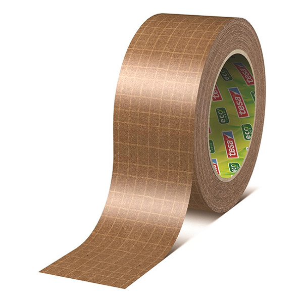Tesa Eco Ultra Strong verpakkingstape bruin papier 50 mm x 25 m (1 rol) 203382 - 4