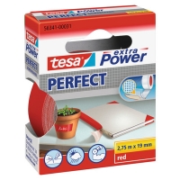 Tesa Extra Power Perfect textieltape rood 19 mm x 2,75 m 56341-00031-03 56341-00031-04 202276