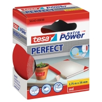 Tesa Extra Power Perfect textieltape rood 38 mm x 2,75 m 56343-00038-03 202283