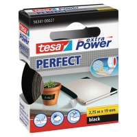 Tesa Extra Power Perfect textieltape zwart 19 mm x 2,75 m 56341-00027-03 202272