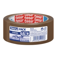 Tesa Pack Strong verpakkingstape bruin 38 mm x 66 m (1 rol) 57166-00000-05 202329
