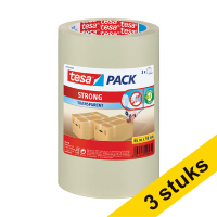 Tesa Pack Strong verpakkingstape transparant 50 mm x 66 m (3 rollen) 57167-00000-05-3 202362