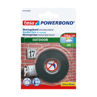 Tesa Powerbond Outdoor dubbelzijdige tape 19 mm x 1,5 m 203365