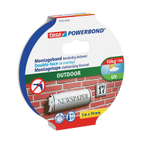 Tesa Powerbond Outdoor dubbelzijdige tape 19 mm x 5 m 203358