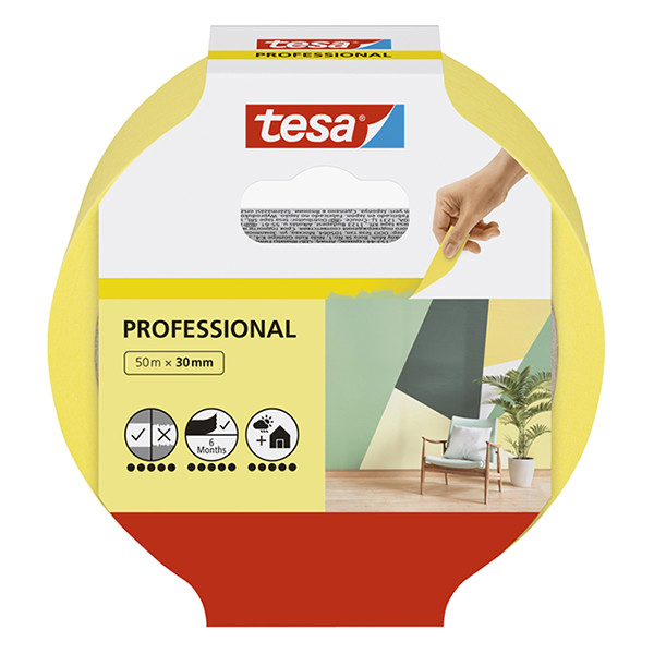 Tesa Professional afdekplakband 30 mm x 50 m 56299-00000-00 203359 - 2