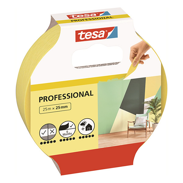 Tesa Professional schilderstape 25 mm x 25 m 56270-00000-02 203356 - 1