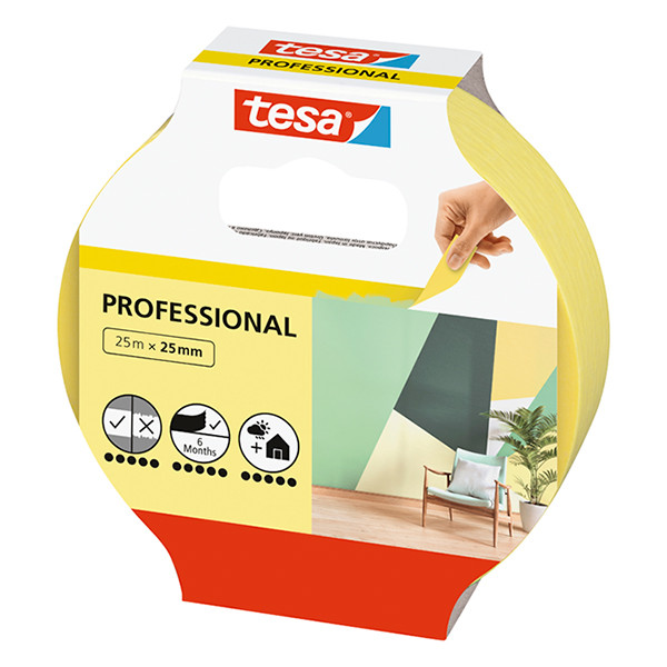 Tesa Professional schilderstape 25 mm x 25 m 56270-00000-02 203356 - 3