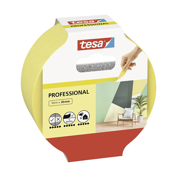 Tesa Professional schilderstape 30 mm x 50 m 56299-00000-00 203359 - 1