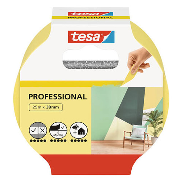 Tesa Professional schilderstape 38 mm x 25 m 56271-00000-02 203363 - 2